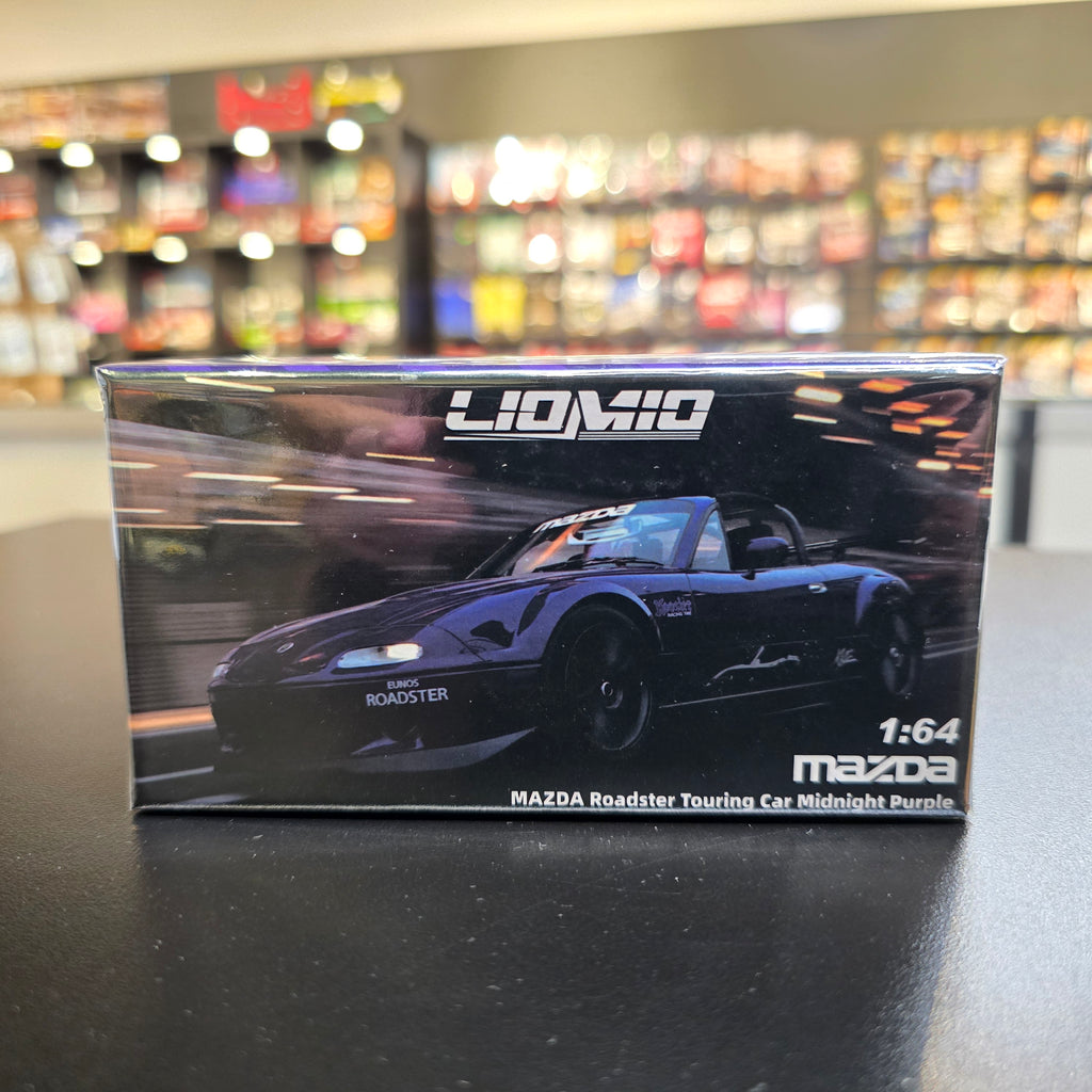 LIOMIO 1/64 MAZDA Roadster Touring Car Midnight Purple 2026 HEC VERSION LI64-Roadster-HEC2026