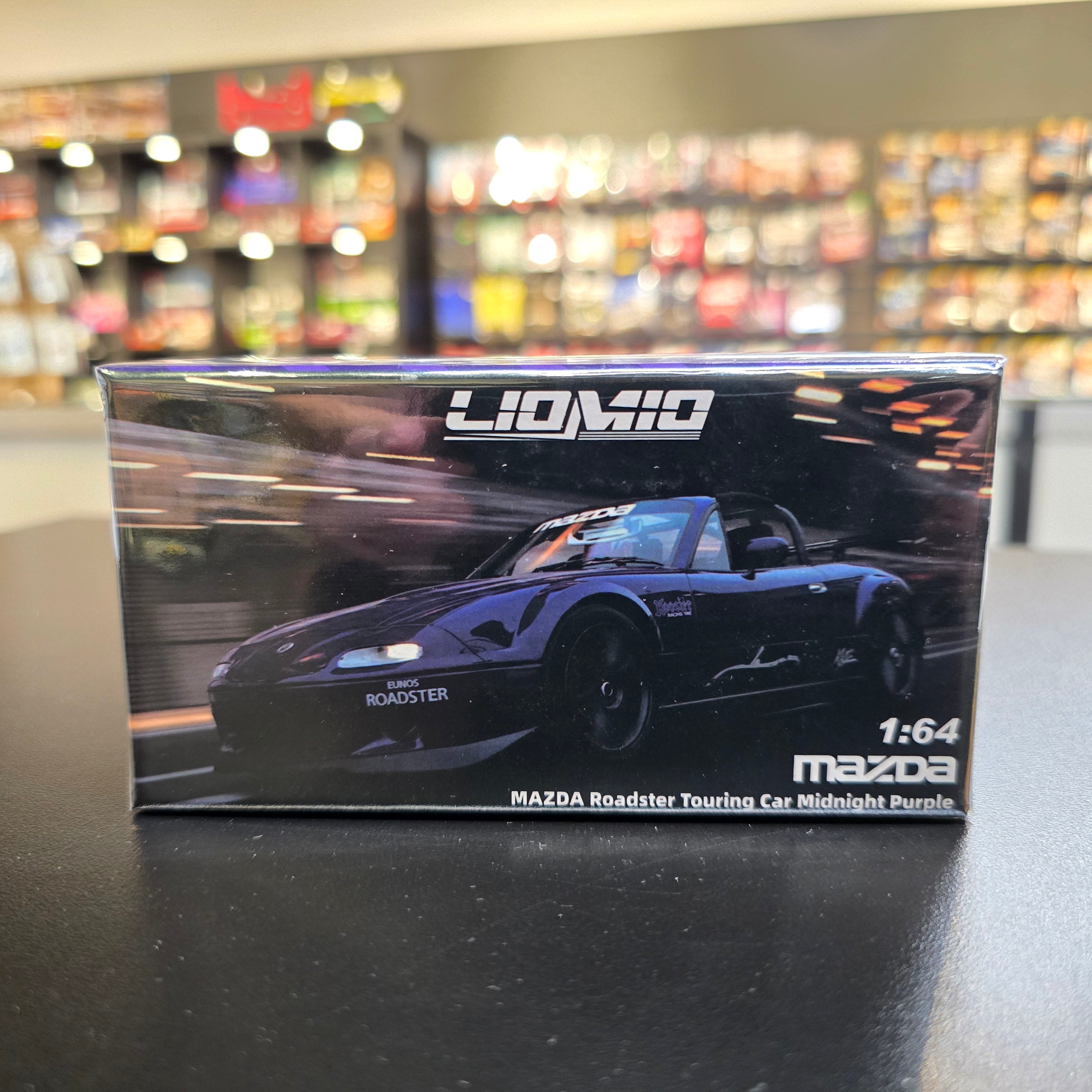 LIOMIO 1/64 MAZDA Roadster Touring Car Midnight Purple 2026 HEC VERSION LI64-Roadster-HEC2026