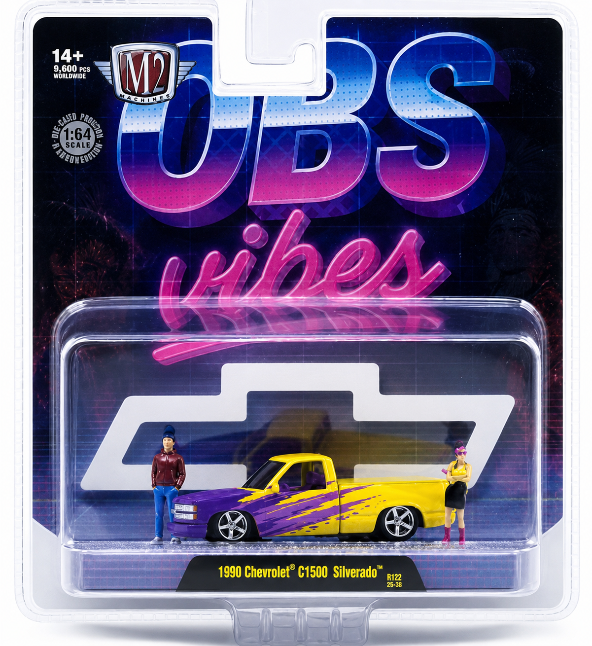 M2 Machines 1:64 Diorama 2026 Release 21 1990 Chevrolet C1500 Silverado