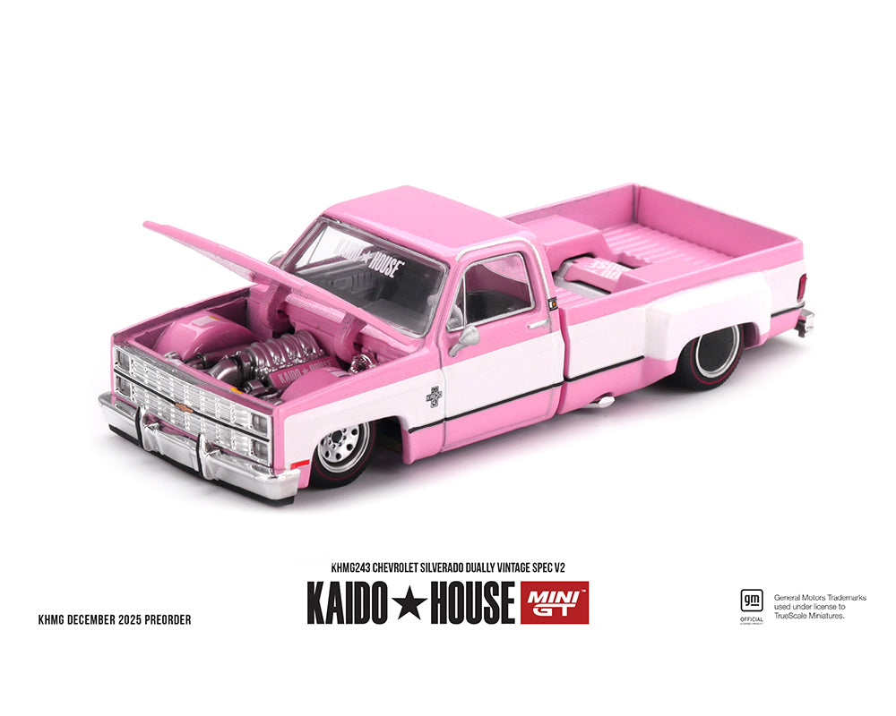 Kaido House Chevrolet Silverado Dually Vintage Spec V2 – Pink with White #243