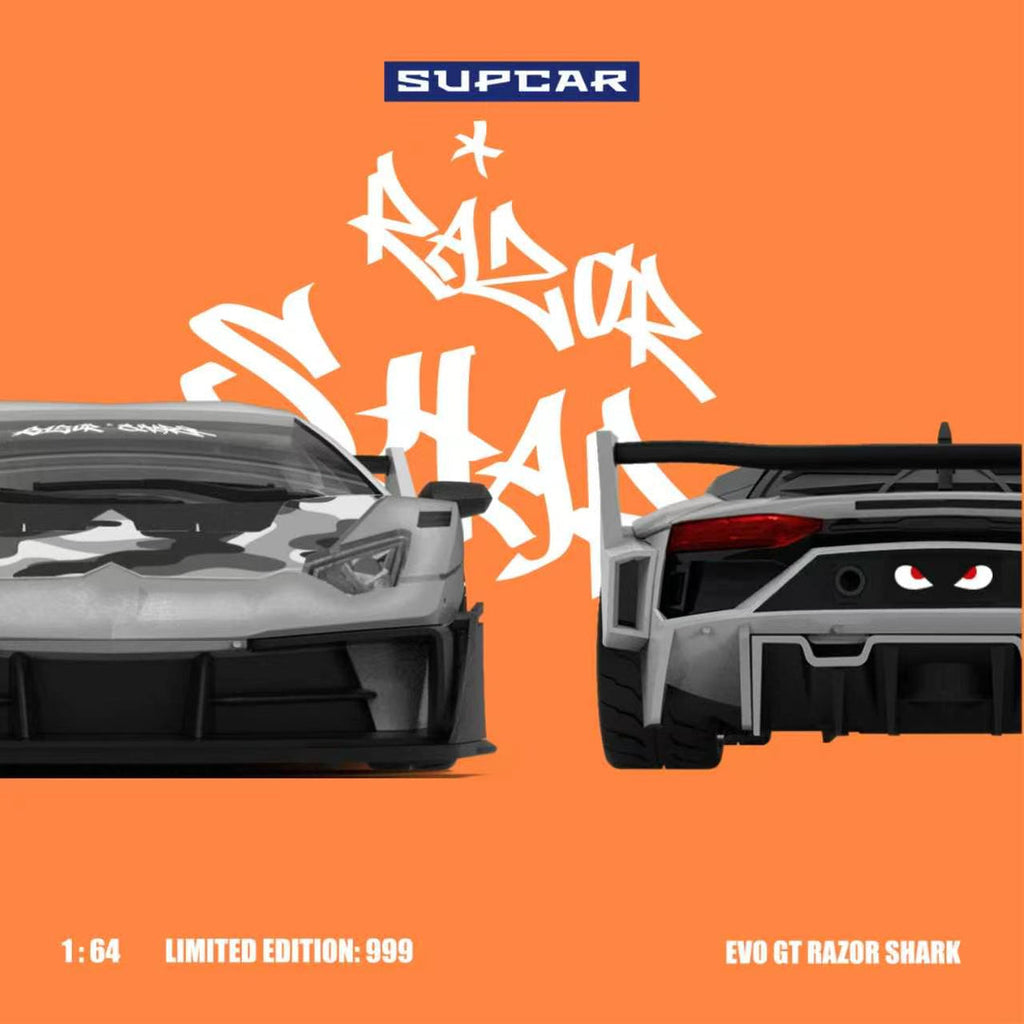 SUPCAR 1:64 Lamborghini GTEVO Shark Mouth Livery SC643834
