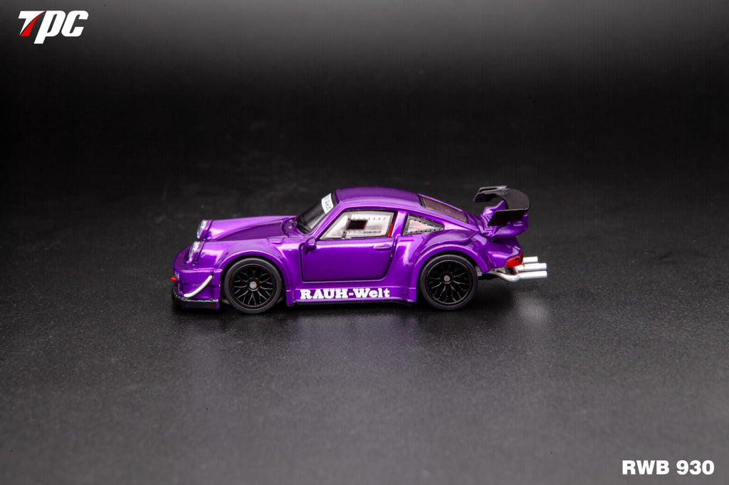 TPC FG RWB 930, Fully Opening parts Diecast Model 1:64 Purple