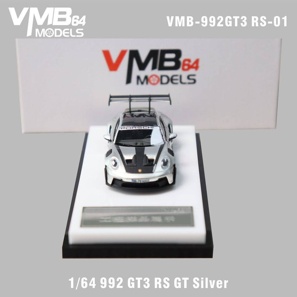 VMB Models 1:64 992 GT3 RS Silver only 299 Made