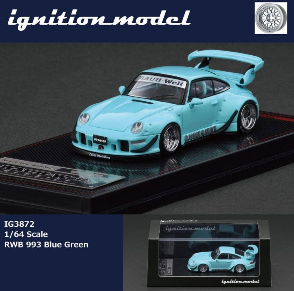 Ignition Model 1/64 RWB 993 Blue Green IG3872