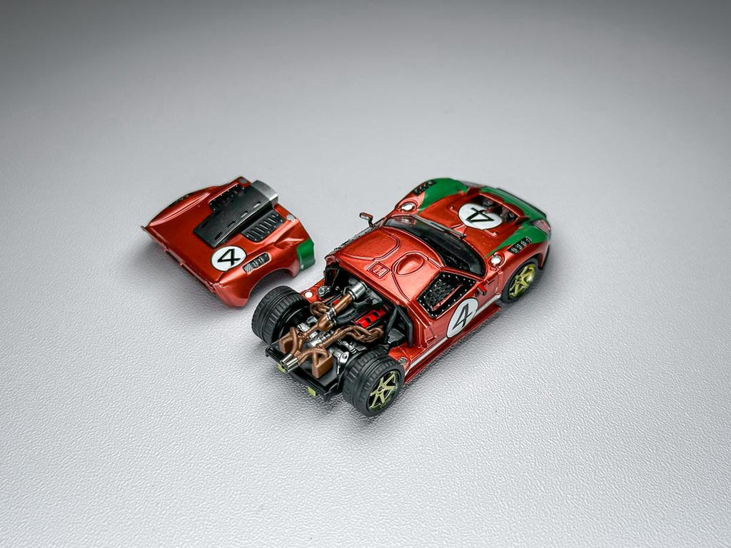 Rhino Model RM 1/64 Ford GT40 Engine Hood Cover Diecast model Le Mans Livery