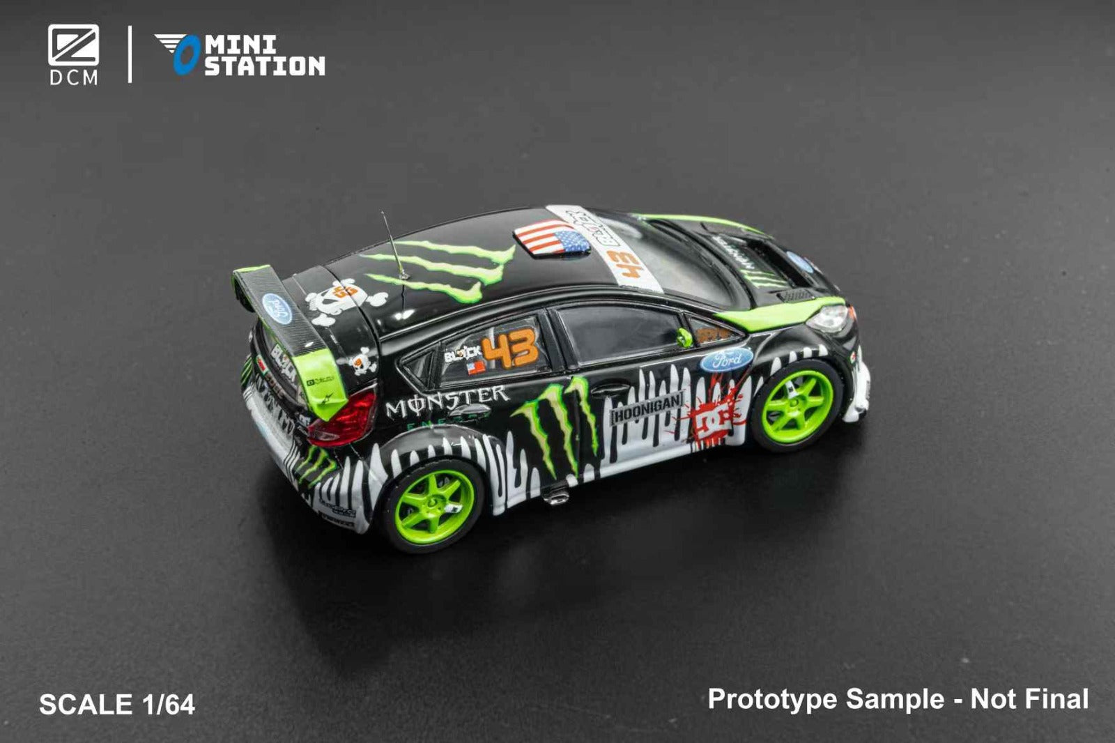 DCM & Mini Station 1:64 Ford Fiesta ST Ken Block Number 43