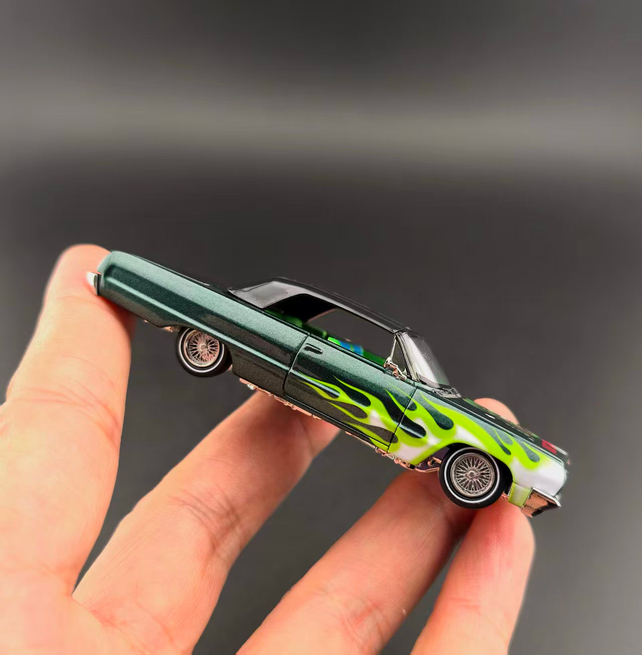 Fine Works 64 Chevrolet Impala West Coast Bouncing Cars Rat Fink 1/64