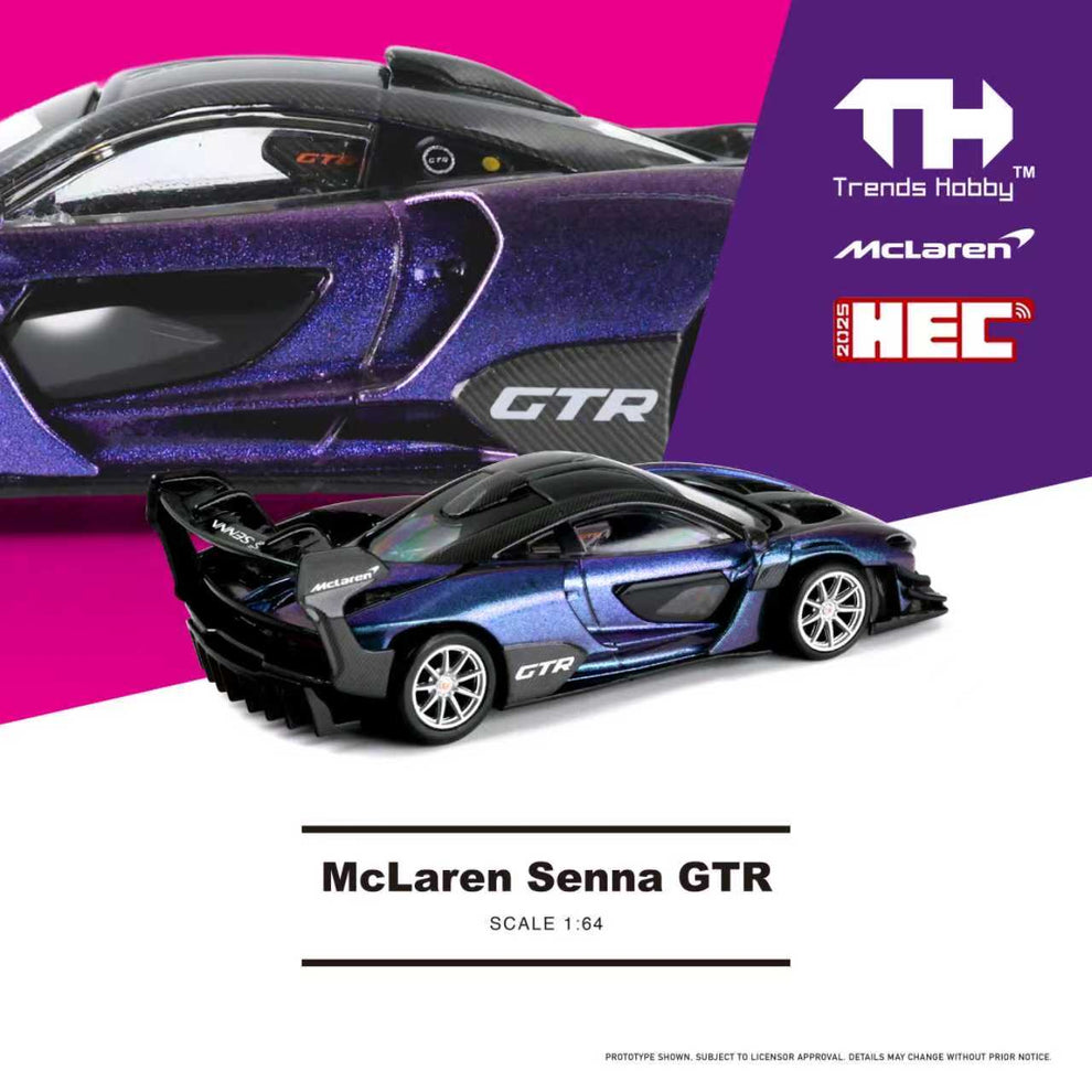 Trends Hobby 1/64 McLaren Senna GTR Magic Purple HCFC 2025 Limited Edition
