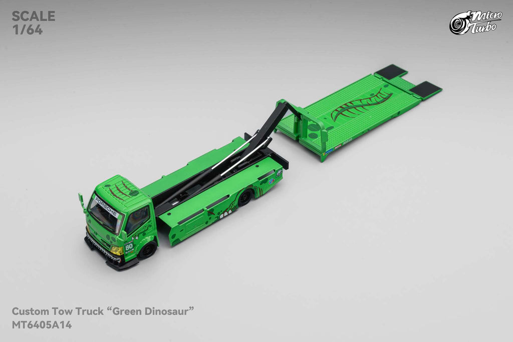 Mega Gear 1/64 Custom Hauler Green Dino Rexy