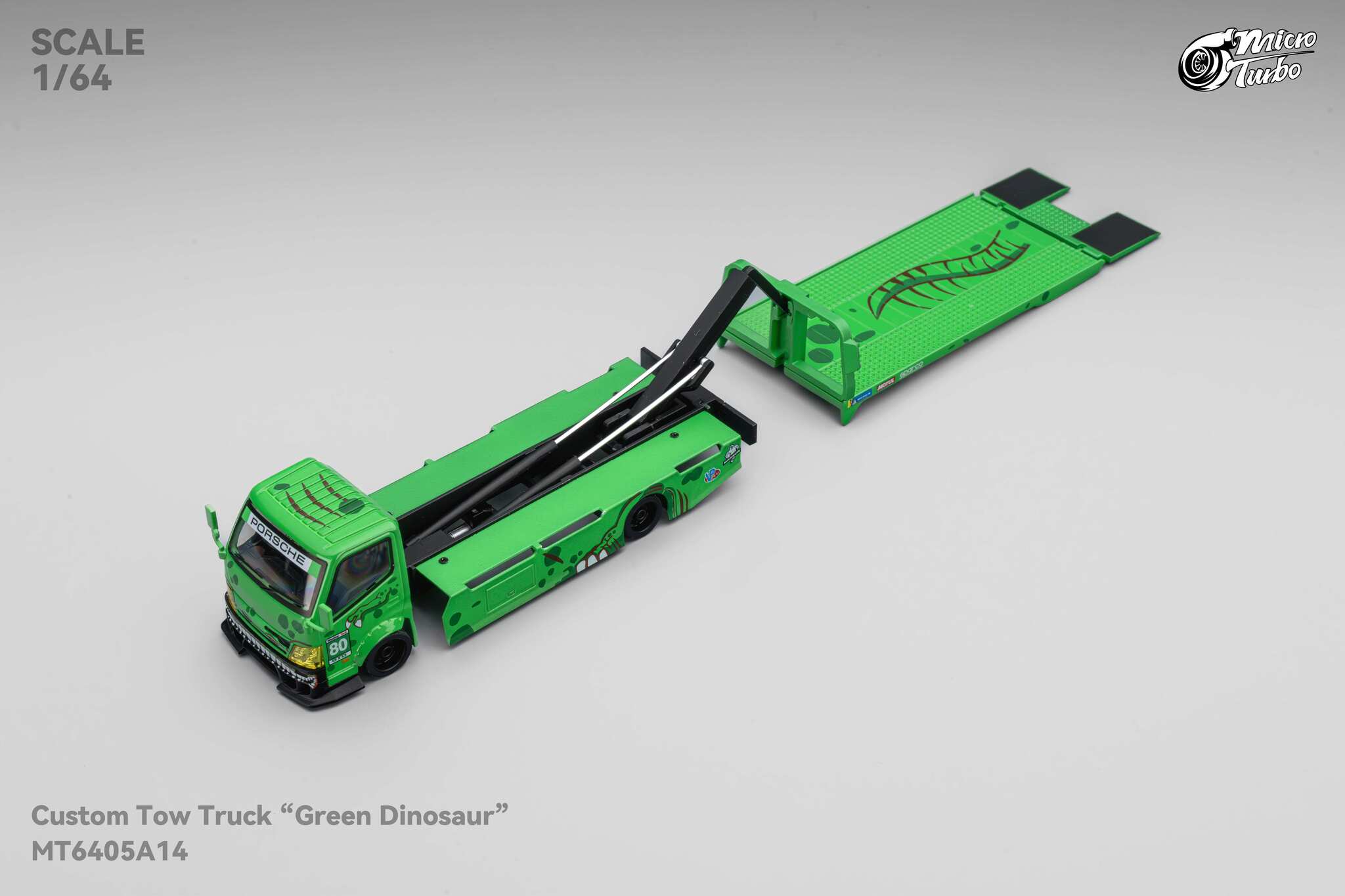 Mega Gear 1/64 Custom Hauler Green Dino Rexy