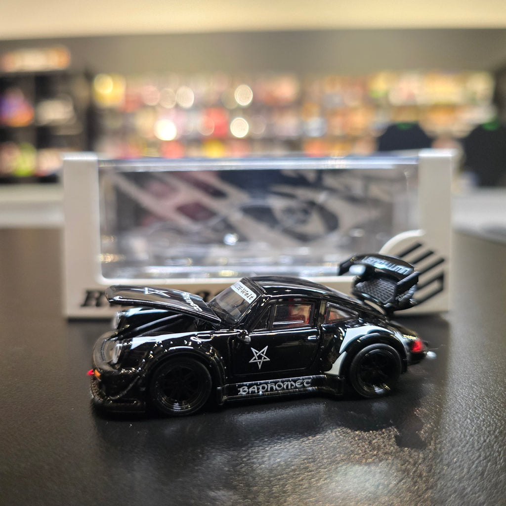 FG 1/64 Porsche RWB 930 Alloy Model Black Devil