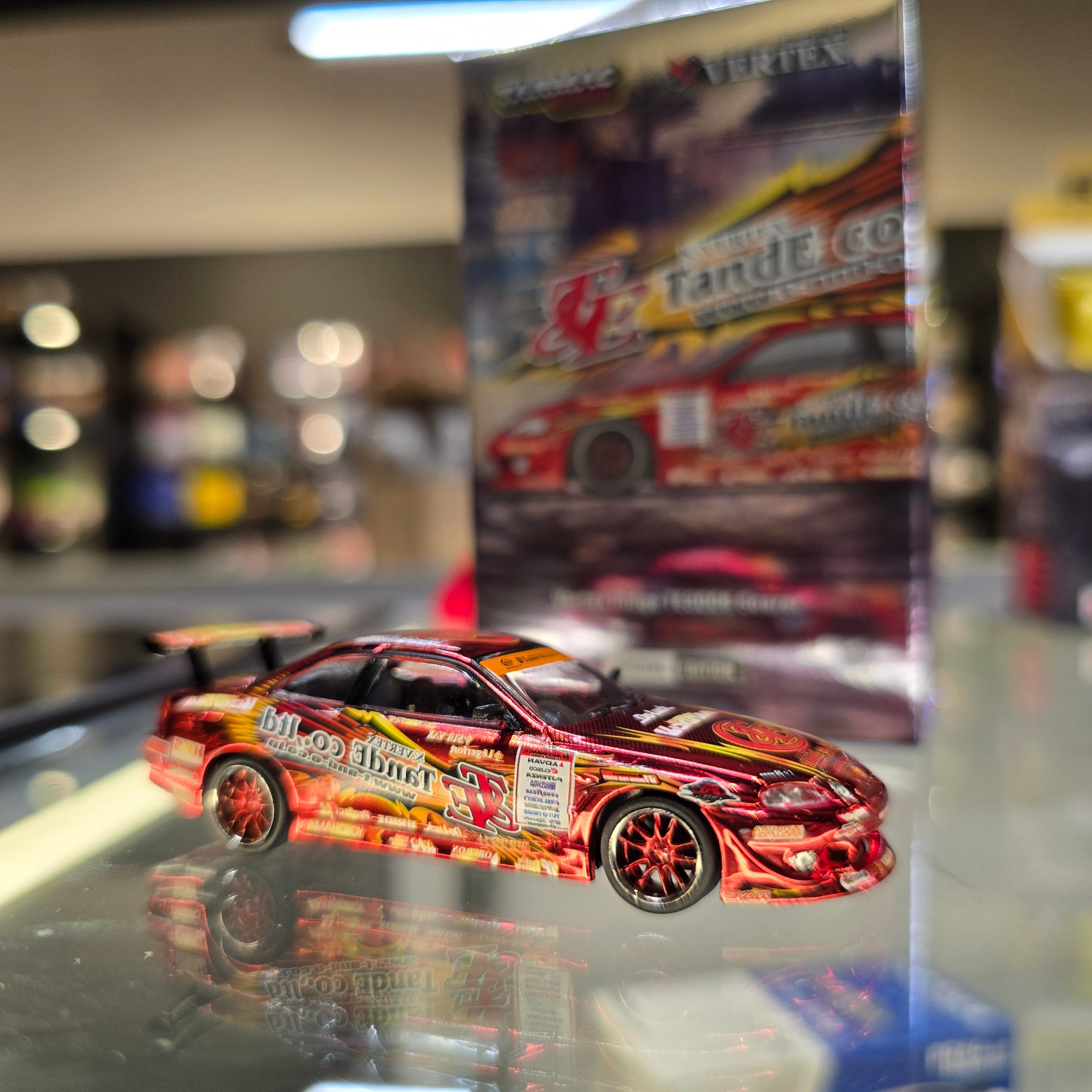 Tarmac Works 1:64 Vertex Ridge TE3006 Soarer Chrome Red – Special Edition – GLOBAL64