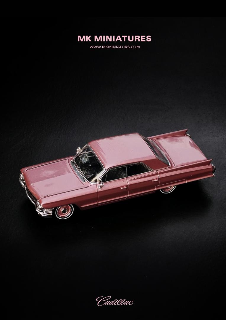 MK Miniatures 1:64 Cadillac DeVille Ice Plum Pink