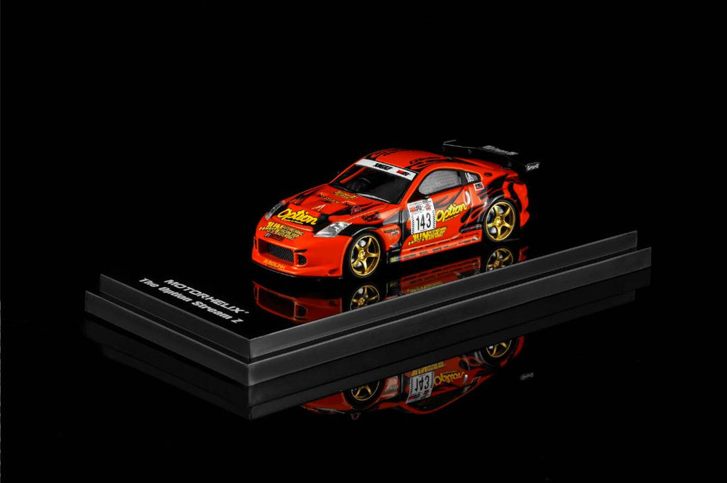 MOTORHELIX × Mr.Hiro × Option 1/64 Nissan Fairlady Z "Option Stream Z" 02 (Z33) M63851