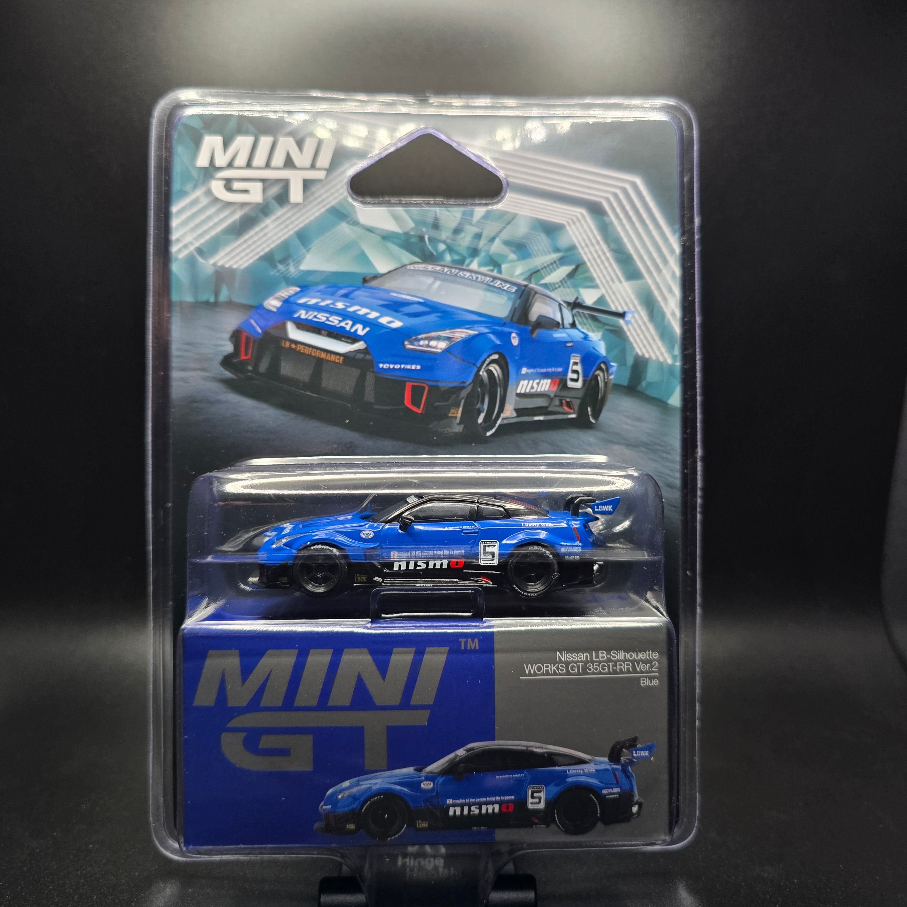 Mini GT 1:64 LB-Silhouette WORKS GT NISSAN 35GT-RR Ver.2 – Blue