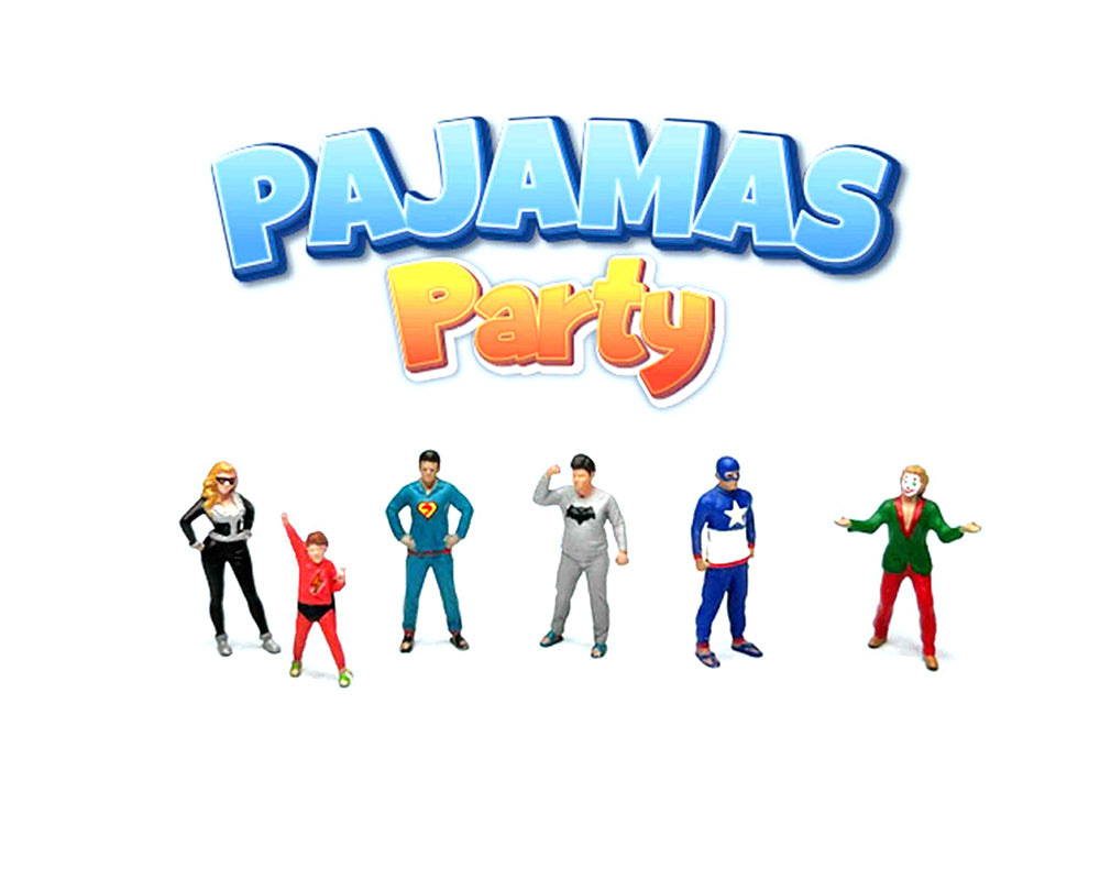 American Diorama 1:64 Figures Pajamas Party – MiJo Exclusives