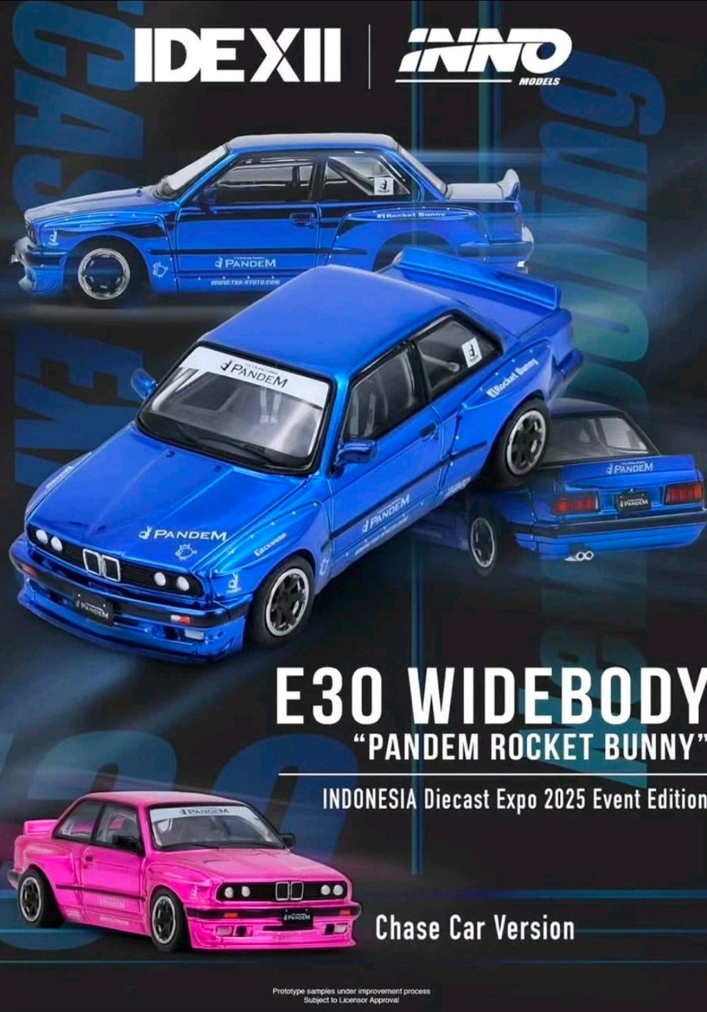 INNO64 BMW E30 WIDEBODY PANDEM ROCKET BUNNY INDONESIA DIECAST EXPO (IDE) 2025