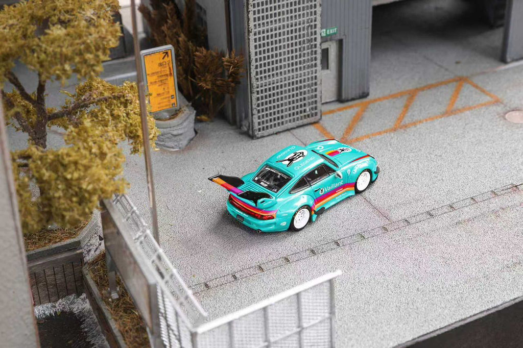 Star Model 1:64 Rauh-Welt Widebody Modified RWB 993 Vaillant #9 High Tail