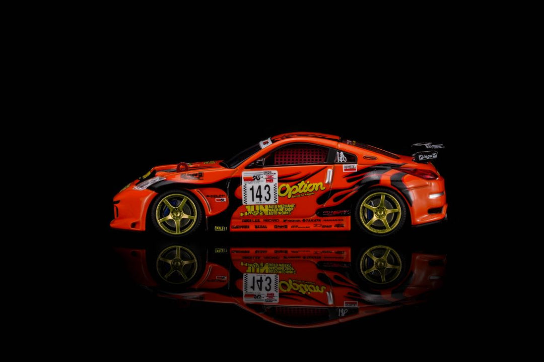MOTORHELIX × Mr.Hiro × Option 1/64 Nissan Fairlady Z "Option Stream Z" 02 (Z33) M63851