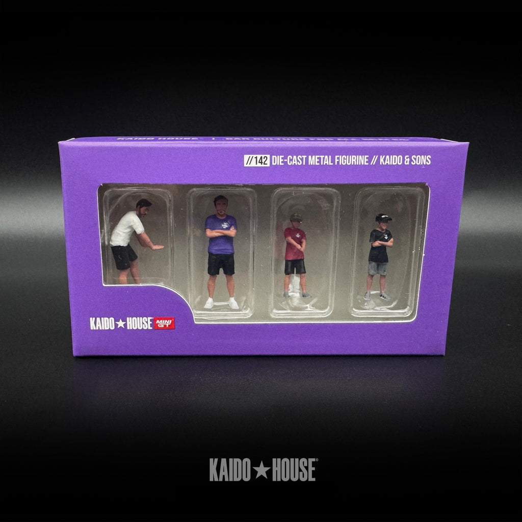 Kaido House x Mini GT 1:64 Kaido & Sons Figure Set V2