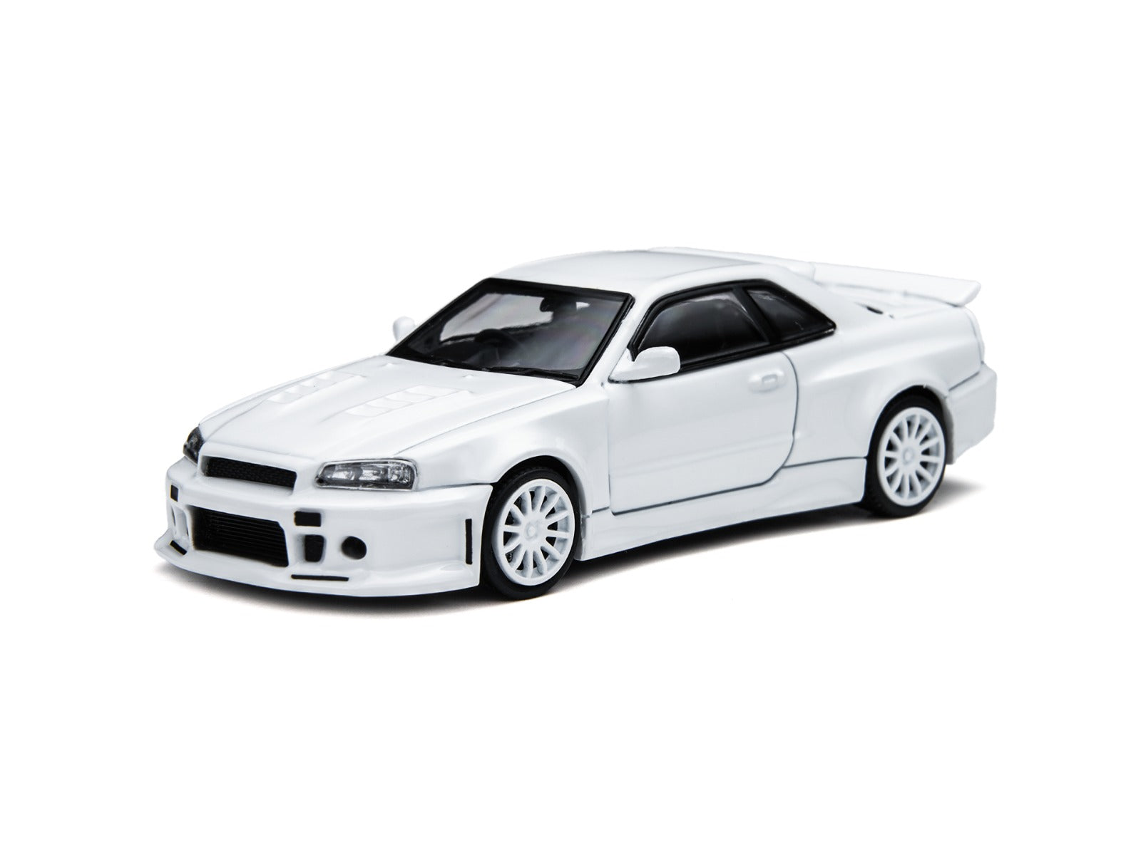 TimeMicro × PSC DESIGN
1:64 R34 "Smilodon" White Engineer Edition Realistic Alloy Car Model