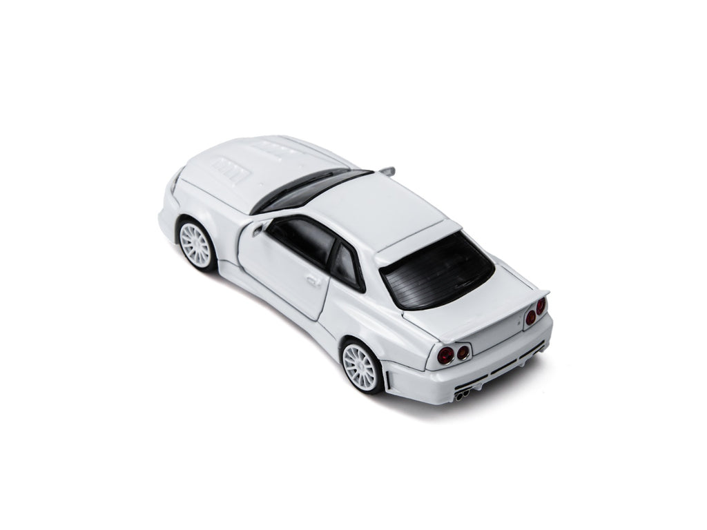 TimeMicro × PSC DESIGN
1:64 R34 "Smilodon" White Engineer Edition Realistic Alloy Car Model