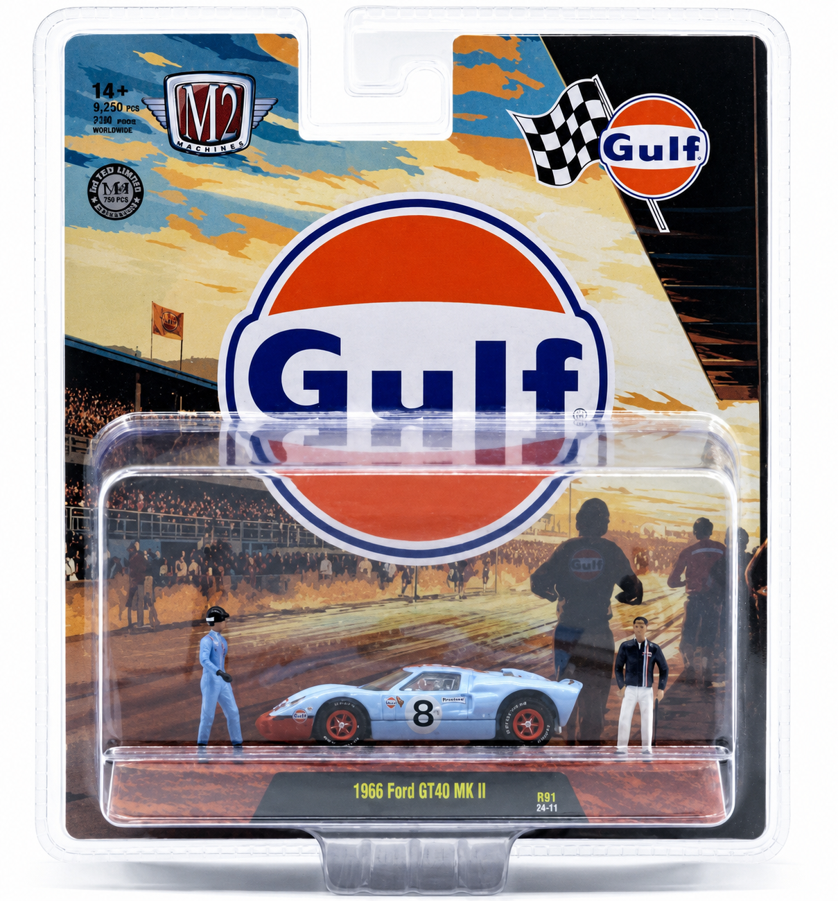M2 Machines 1:64 Diorama 2026 Release 21 1966 Ford GT40 MK2