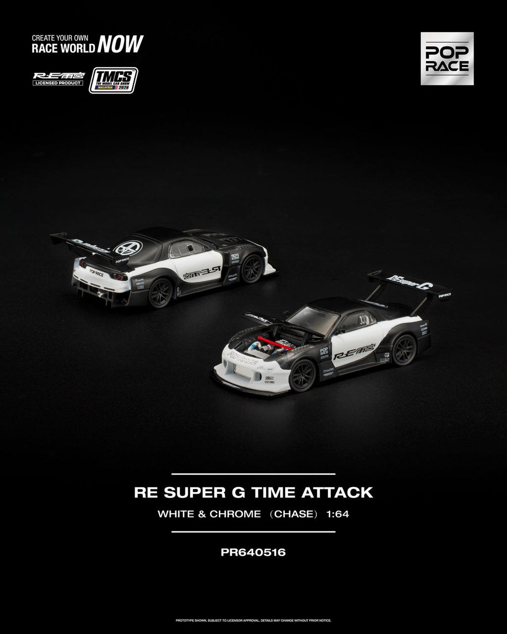 POP RACE 1/64 RE SUPER G TIME ATTACK TMCS Malaysia 2026 Special Edition PR640516