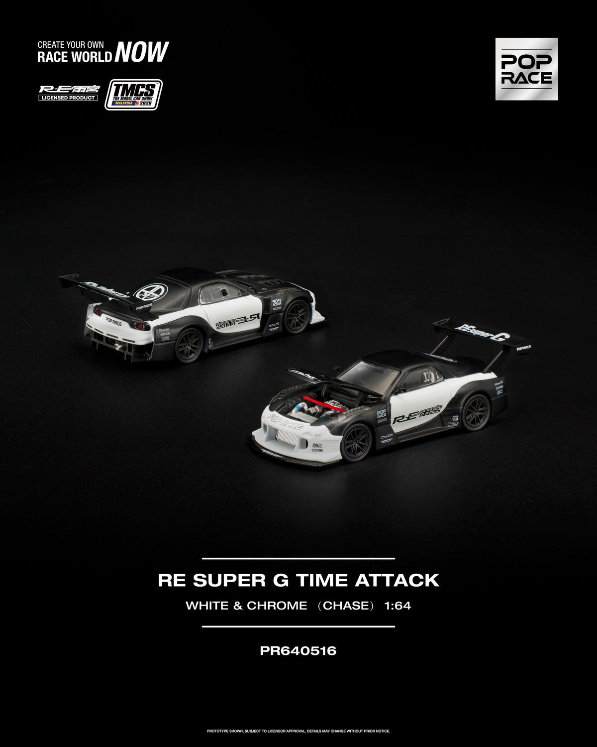 POP RACE 1/64 RE SUPER G TIME ATTACK TMCS Malaysia 2026 Special Edition PR640516