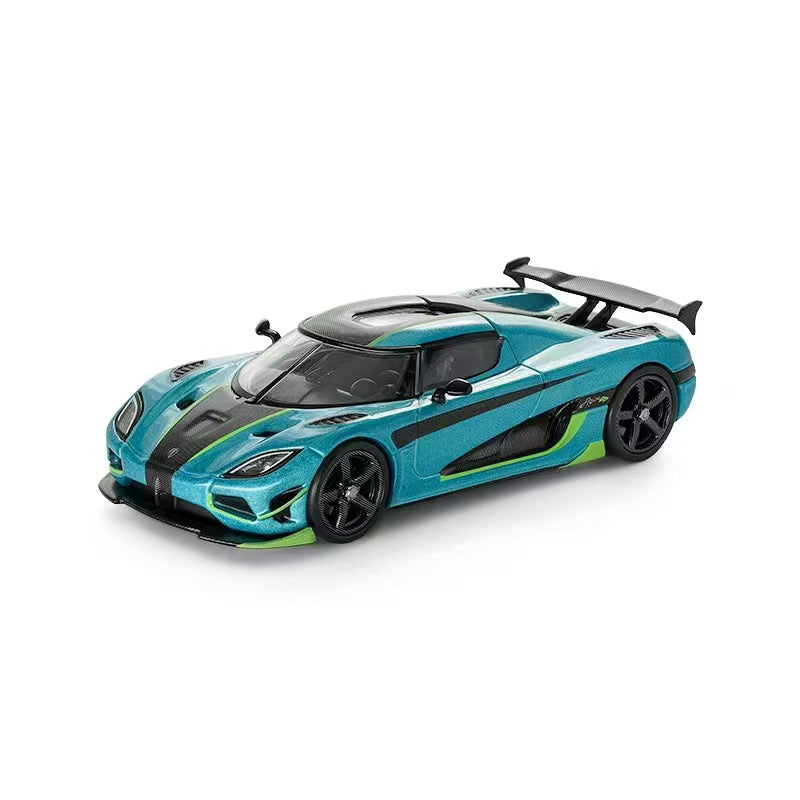HappyCar 1:64 Koenigsegg Agera RS Cyan - Green