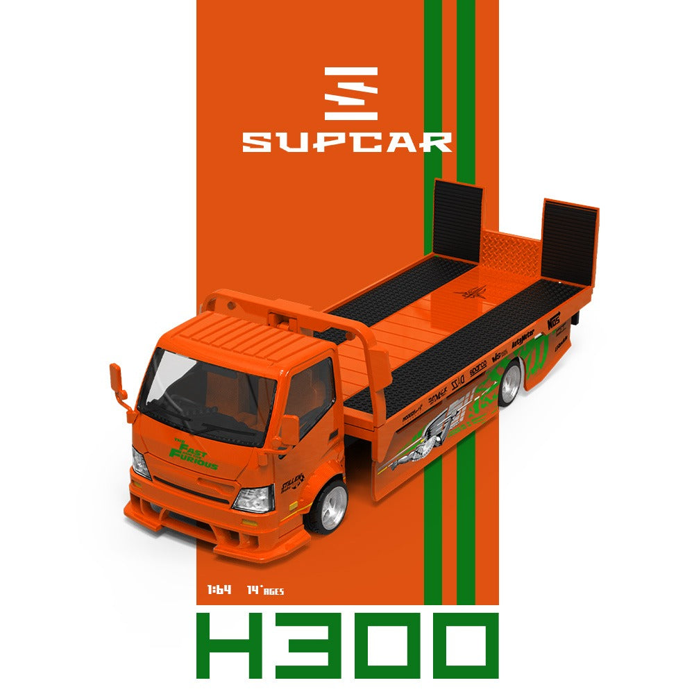 Supcar 1:64 H300 Car Transport Hauler Speed and Passion F&F