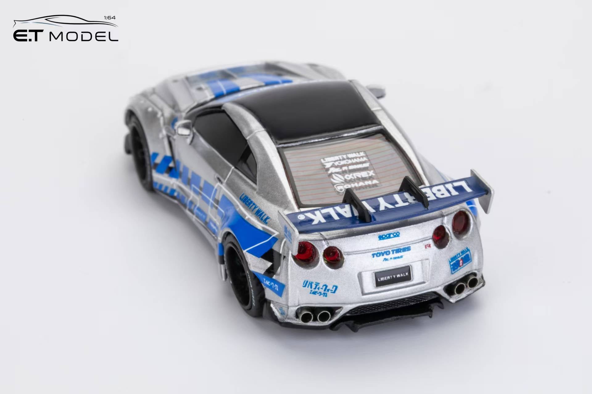 ET Model x Model Collect MC 1:64 GT-R R35 LB Widebody Modified 1.5 Version Diecast Model