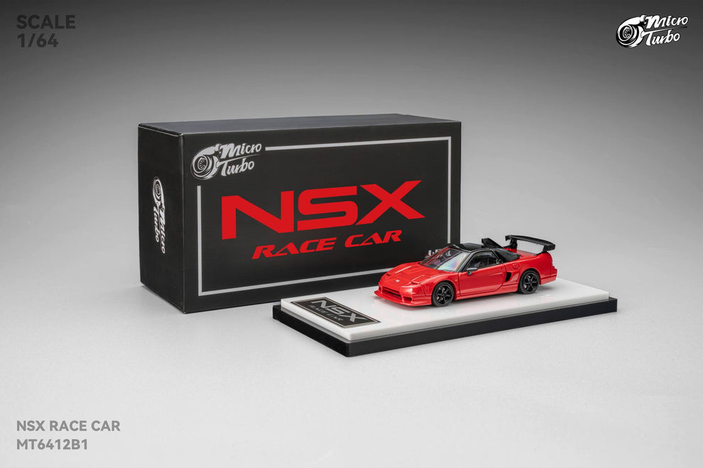 Micro Turbo - 1:64 Custom NSX Race Car - Classic Red MT6412B1