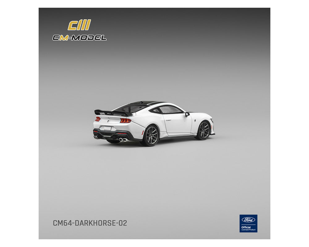 CM MODEL 1/64 Ford Mustang DarkHorse Oxford White CM64-Darkhorse-02