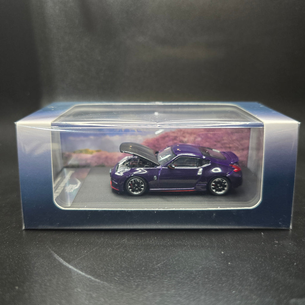 Fuji 1/64 Fairlady Z 370Z Nismo Version Purple Carbon Cover