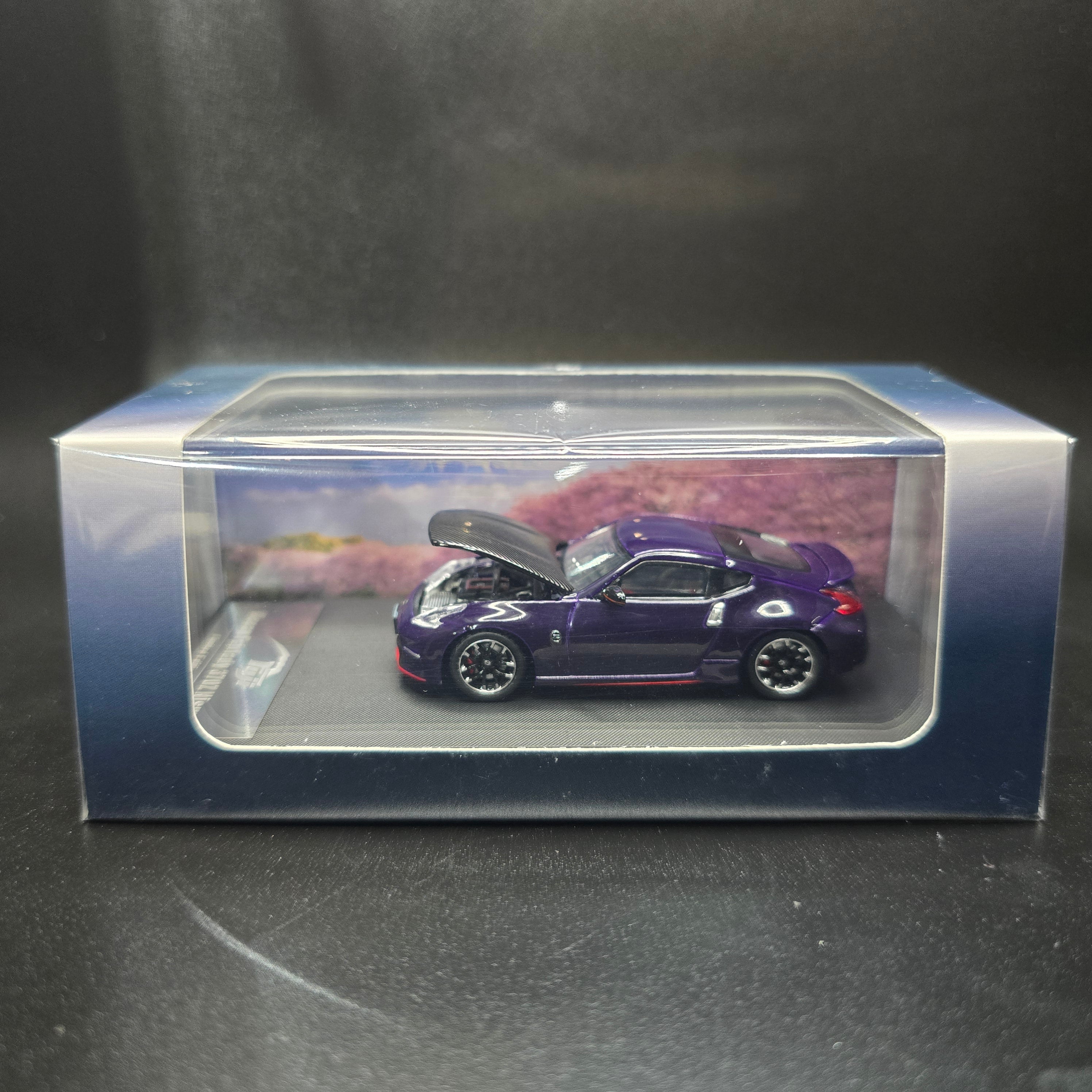 Fuji 1/64 Fairlady Z 370Z Nismo Version Purple Carbon Cover