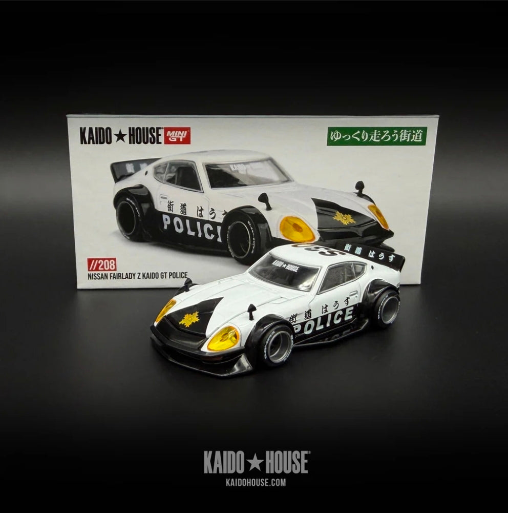 Kaido House x Mini GT 1:64 Nissan Fairlady Z Kaido GT Police