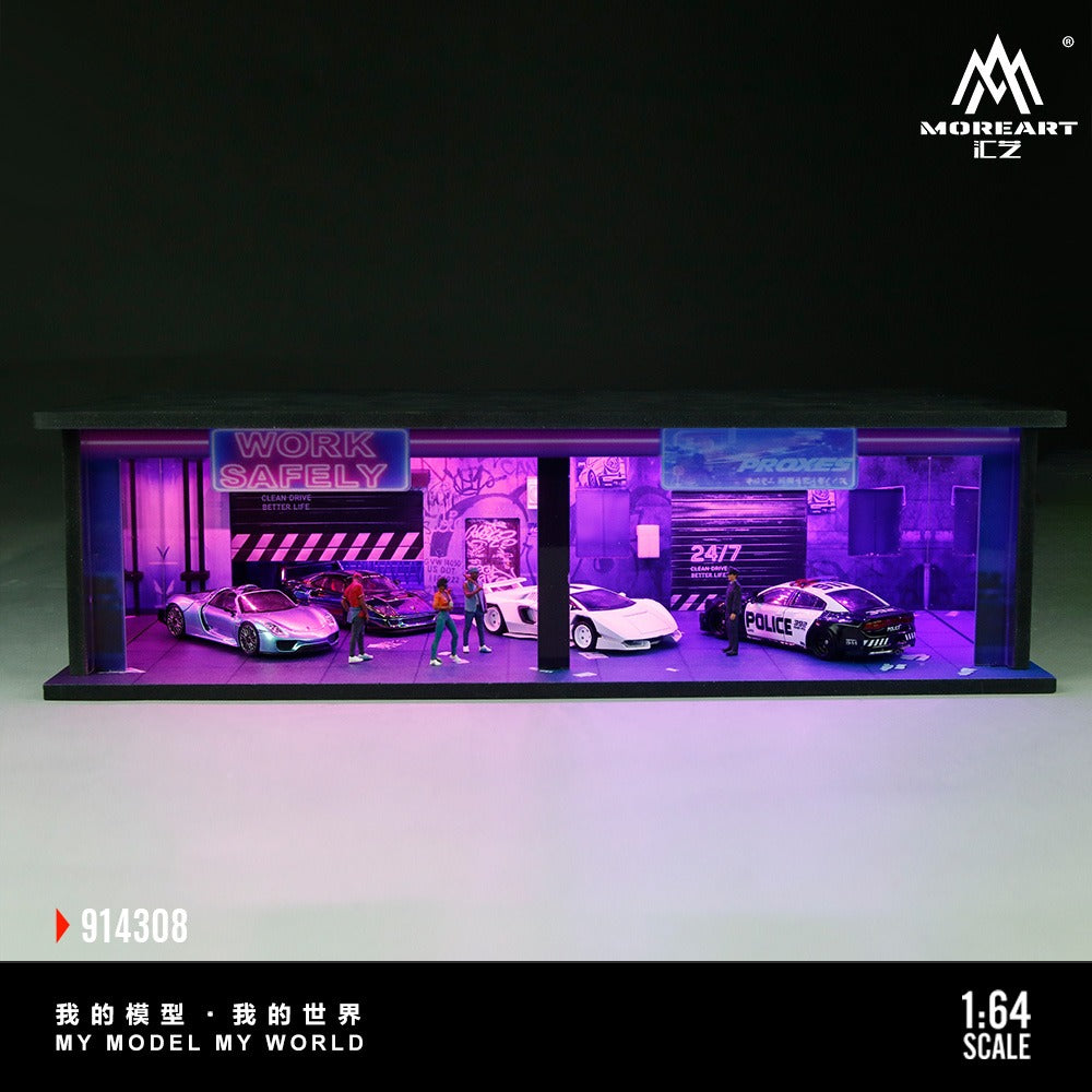 MoreArt 1:64 Cyberpunk Series 06 Scene Diorama