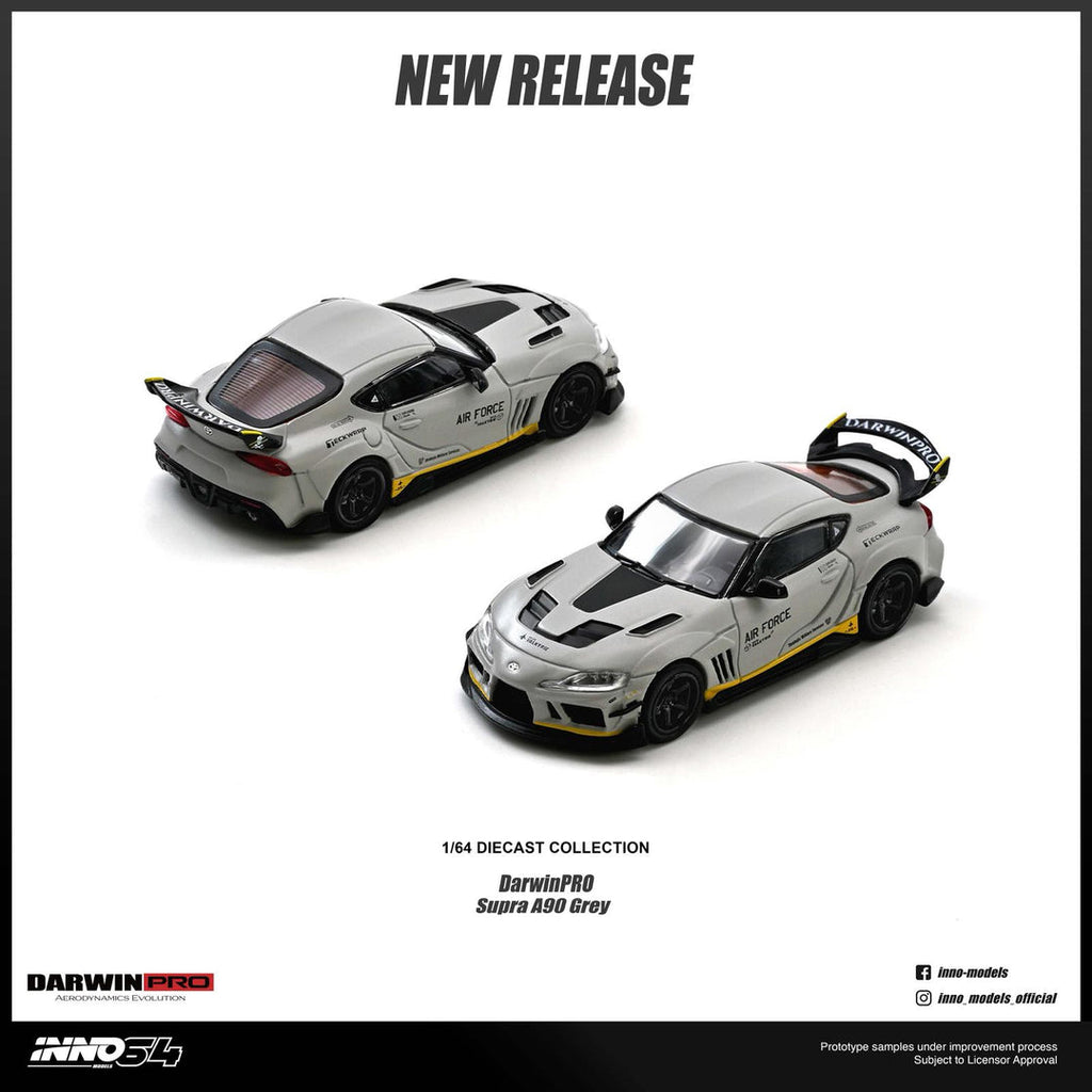 INNO64 1/64 TOYOTA SUPRA A90 "DarwinPRO" Matt Grey IN64-A90DP-MGRAY