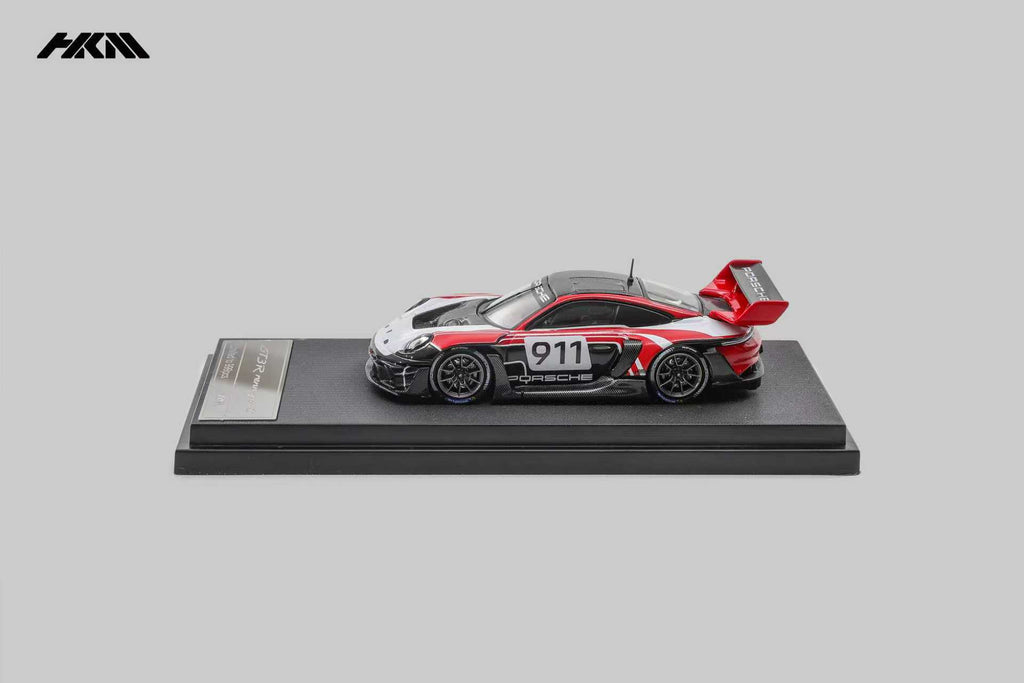 HKM 1:64 Porsche 992 GT3 R Rennsport - Red/White