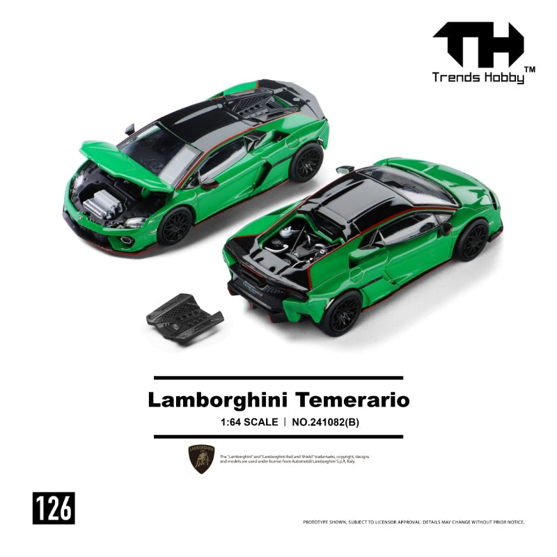 Trends Hobby 1/64 Lamborghini Temerario - Green 241082(B)