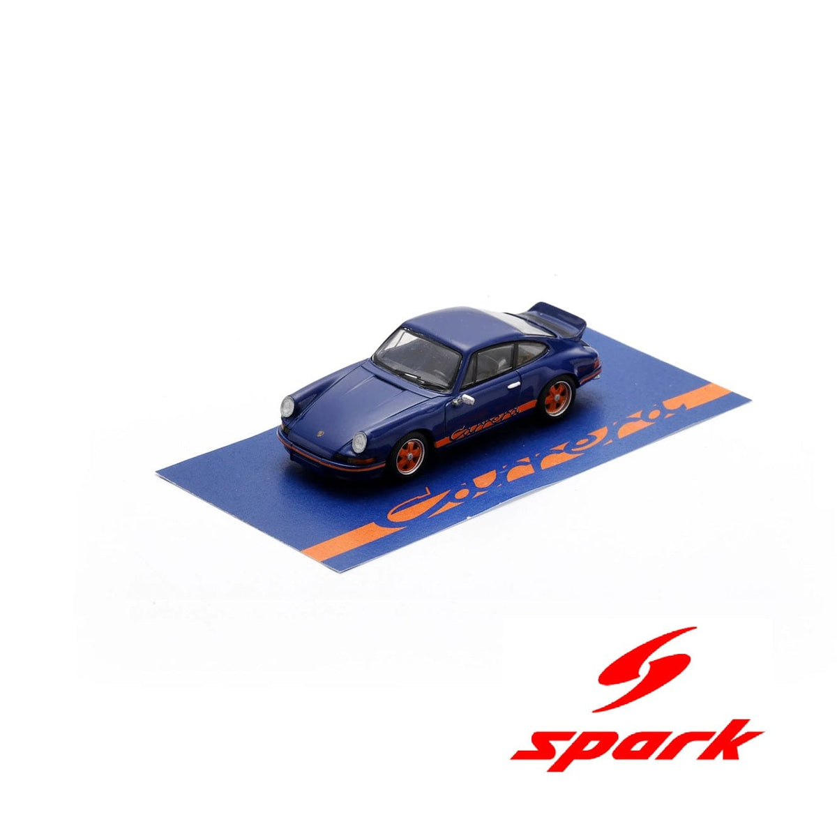 SPARK 1/64 Porsche 911 2.7 RS (Blue with orange stripe)
