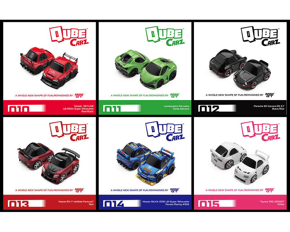 Mini GT QubeCarz Series 3 Assortment (Sealed Case)