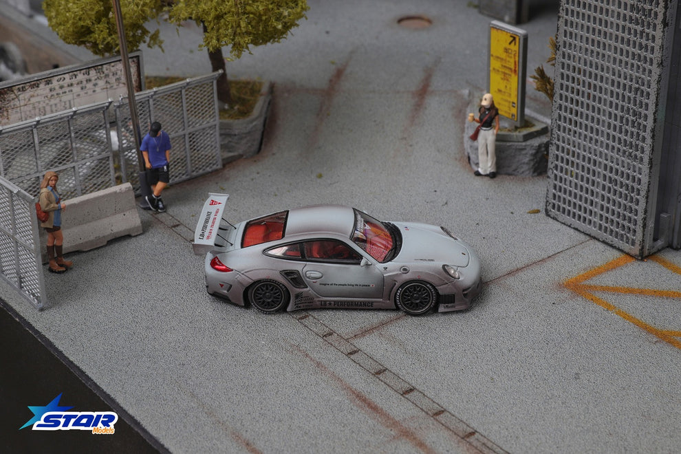 Star Model 1:64 Porsche 997 LBWK Grey