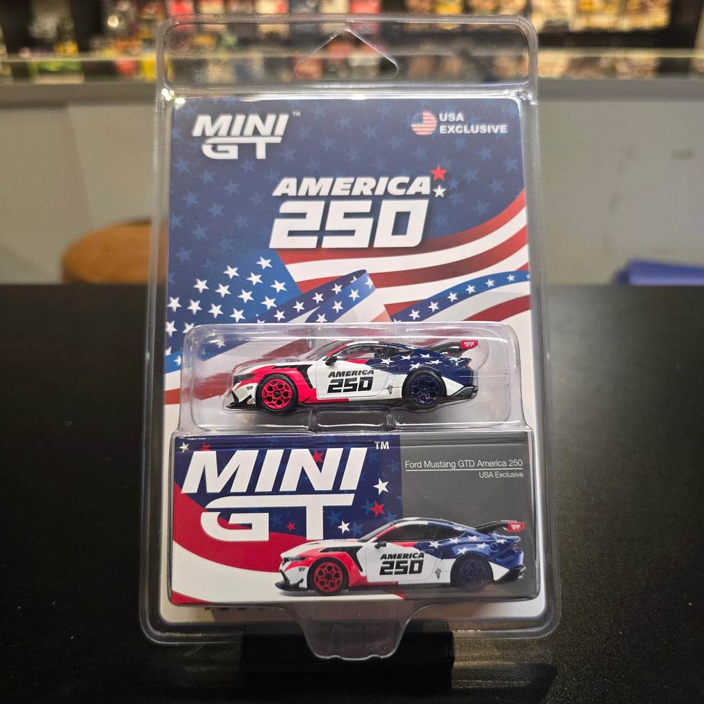 Mini GT 1:64 Ford Mustang GTD America 250 USA Exclusive LHD- Limited Edition 1301