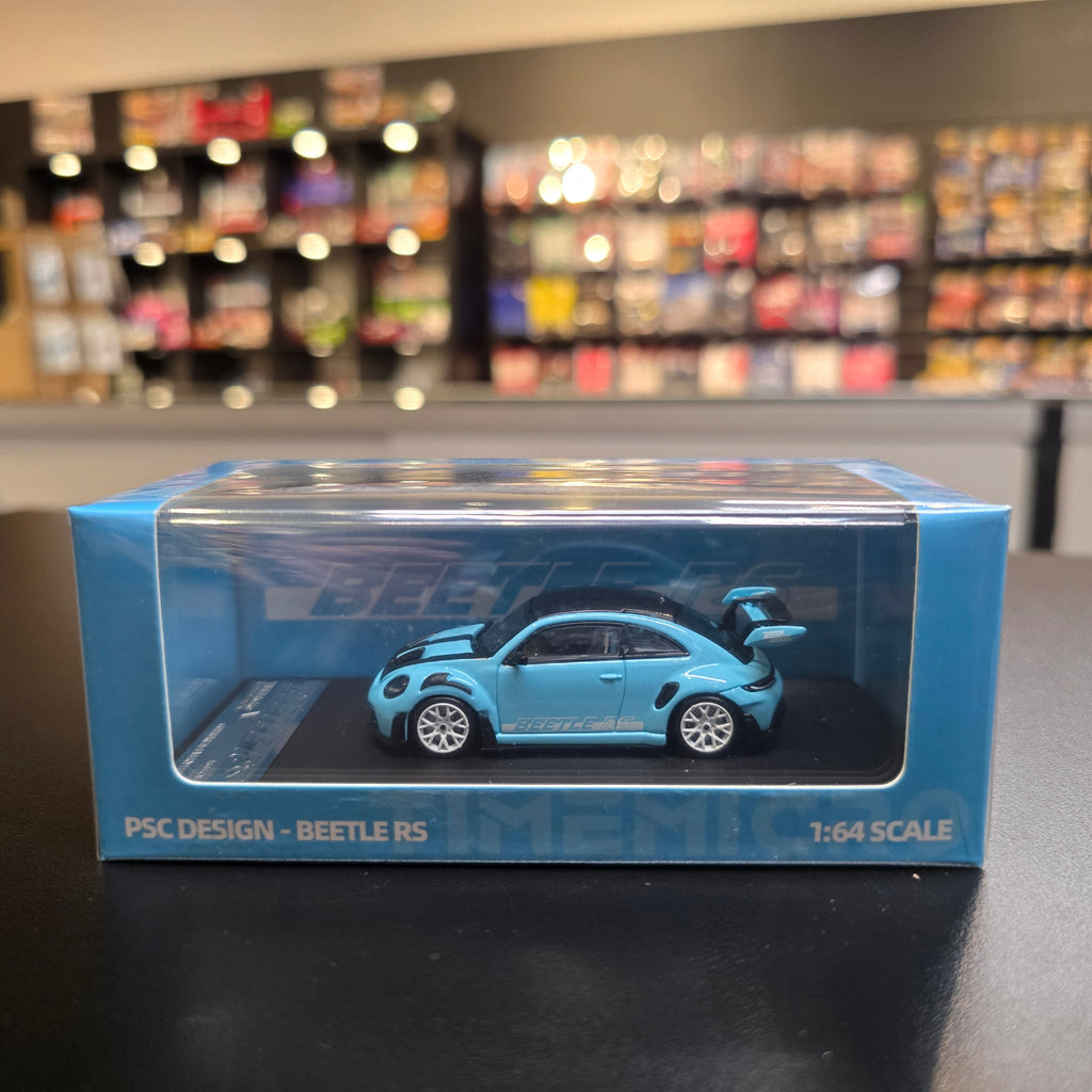 TimeMicro × PSC DESIGN
1:64 Beetle RS - Sky Blue - A replica alloy car model of the Beetle RS