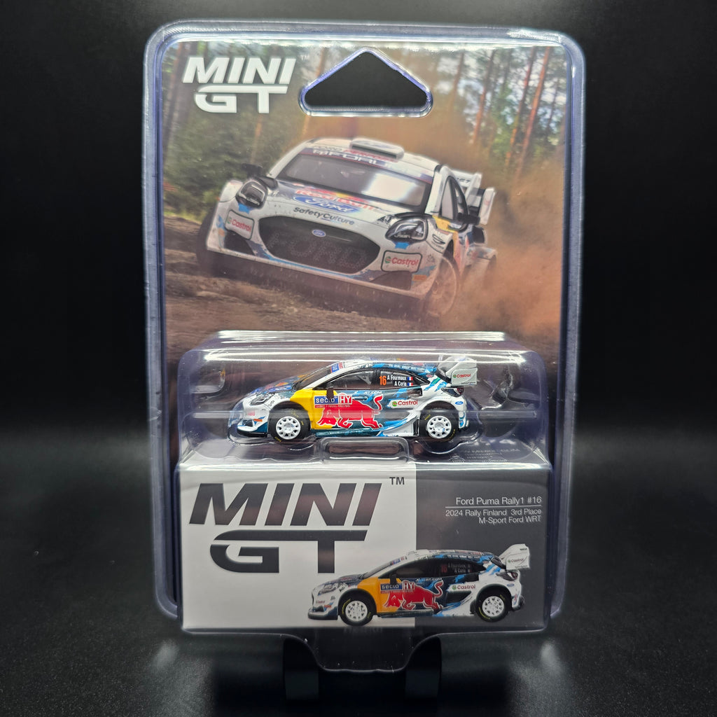Mini GT 1:64 Ford Puma Rally1 #16 M-Sport Ford WRT 2024 Rally Finland 3rd Place – White