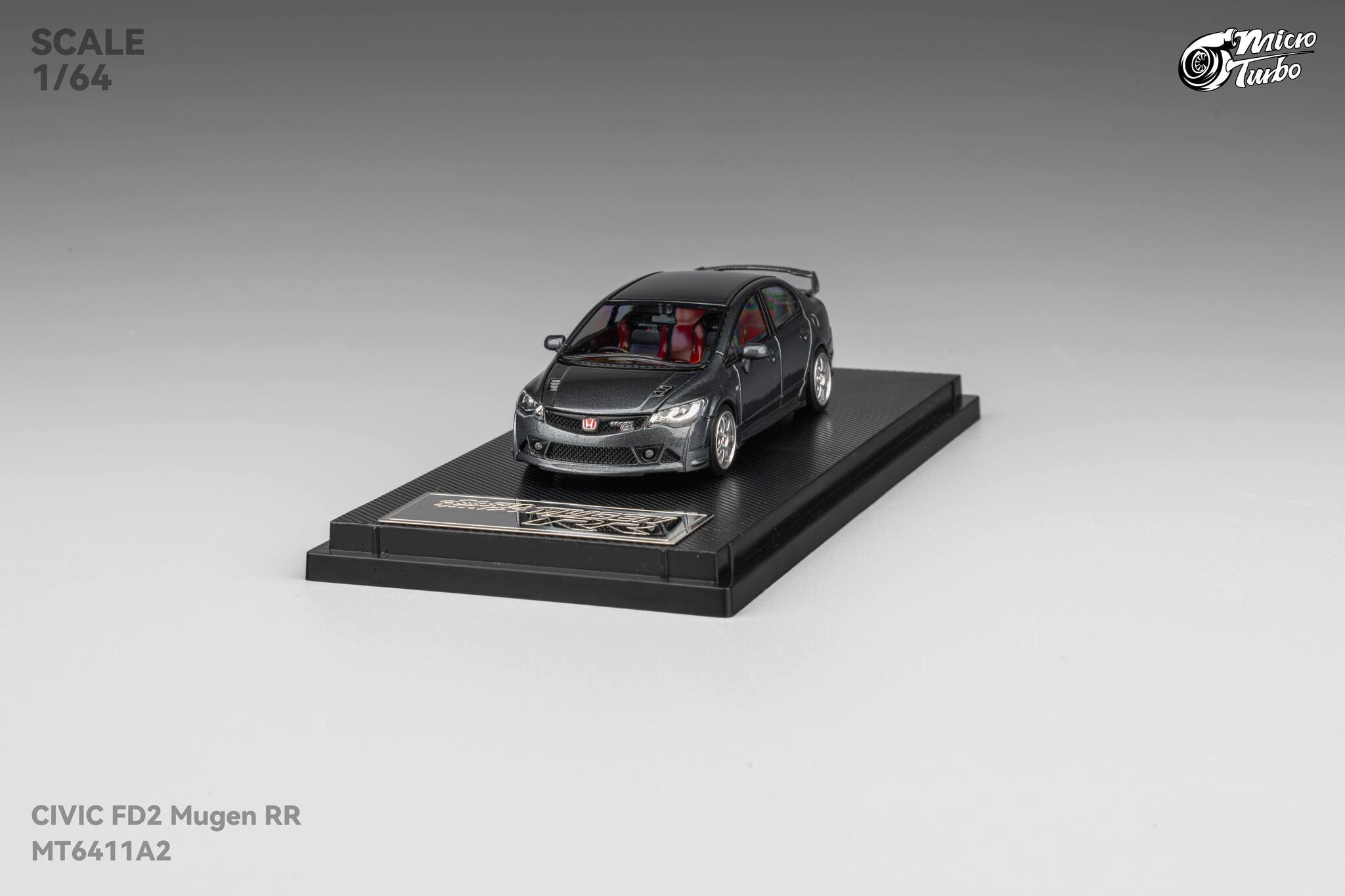 MicroTurbo - 1/64 Custom FD2 MUGEN RR - Metallic Grey
