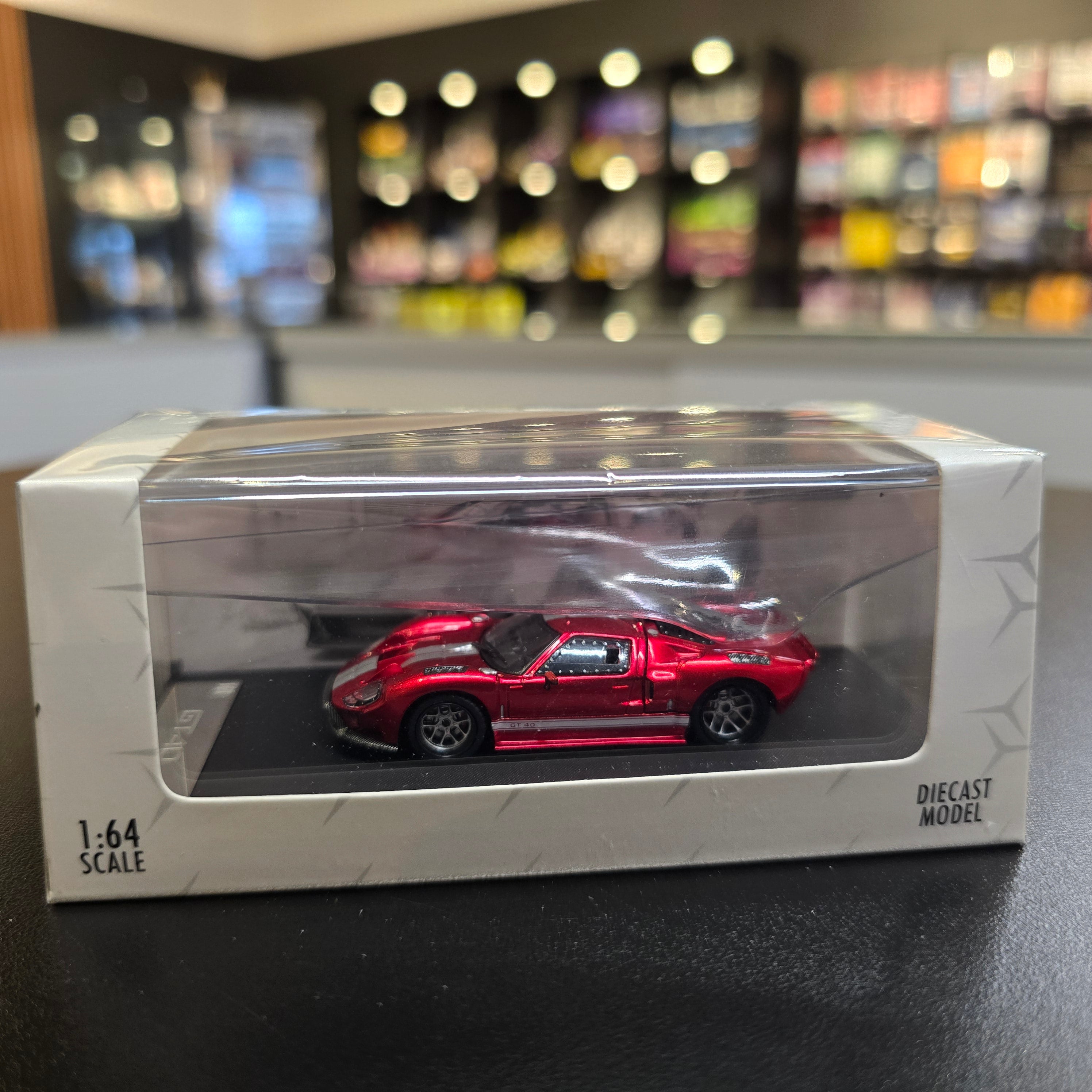 Rhino Model RM 1/64 Ford GT40 Engine Hood Magnetic Cover Diecast model Red
