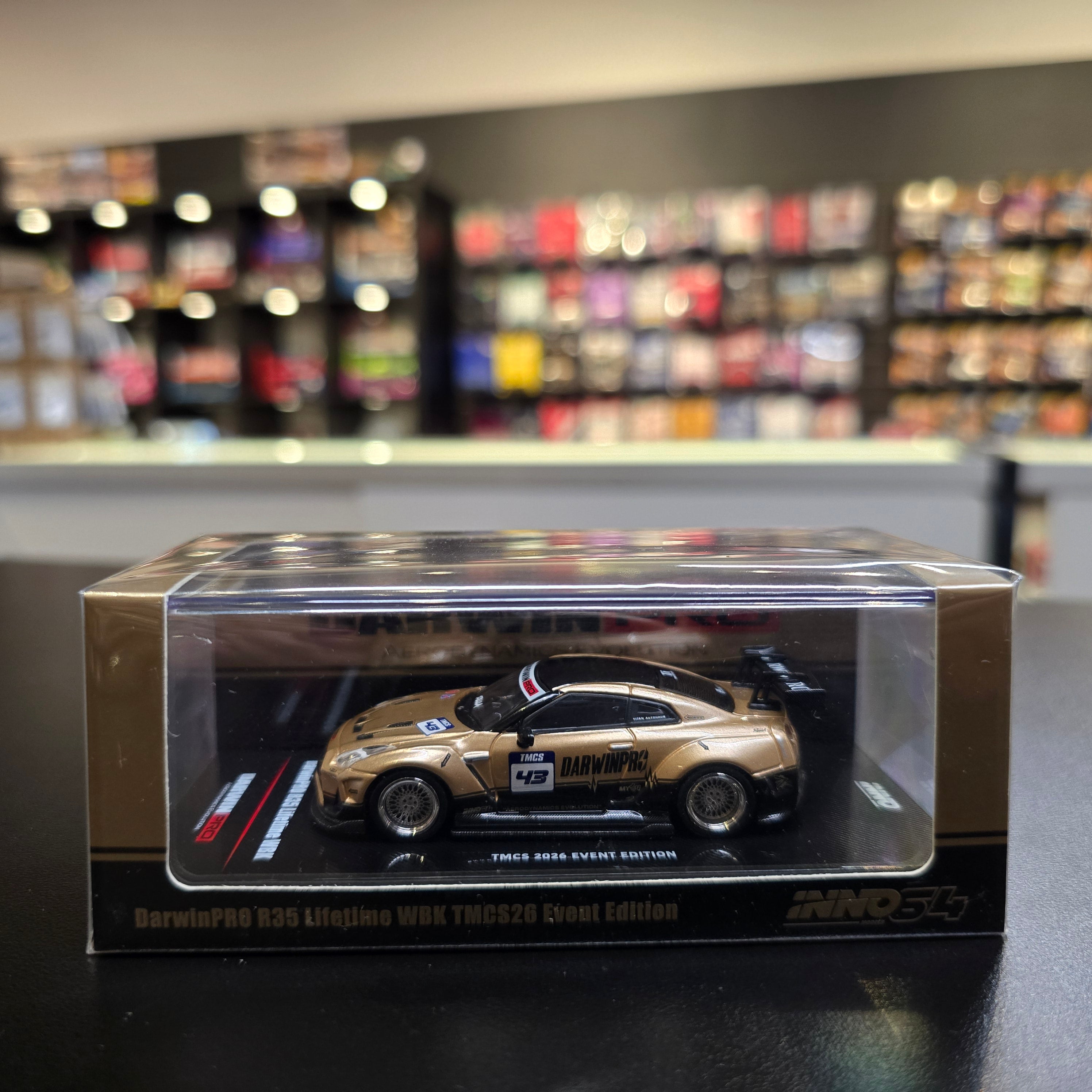 Inno64 1:64 2026 TMCS Event Exclusive - Darwin Pro R35 Lifetime WBK